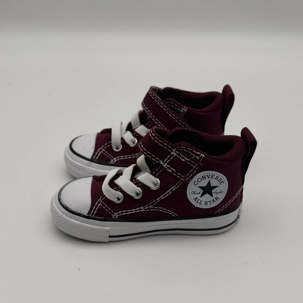 Converse Baby Maroon‎ High-Top Sneakers sz 5